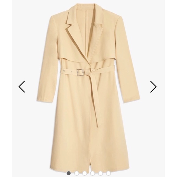 NWT Tan Trench coat- Danielle Bernstein- WeWoreWhat - Picture 6 of 6